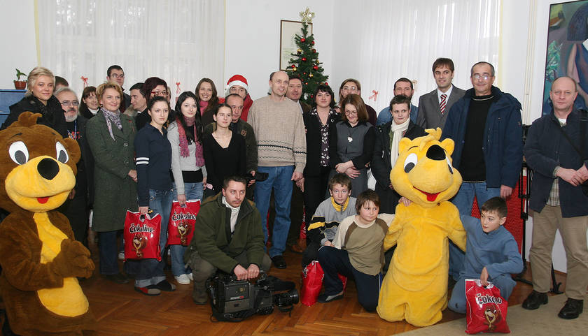 Podravka i koprivnički novinari darivali su 19. prosinca djecu u Domu Svitanje