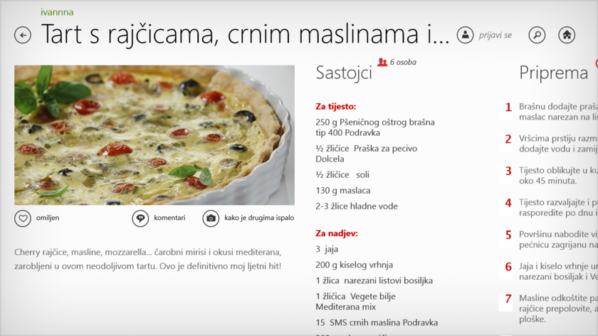 Tart s rajčicama